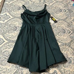 brand new dress with tags/ Size- 1/dark green